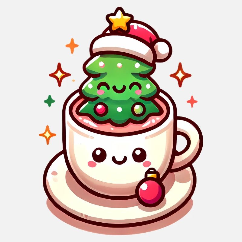 Festive Tree in Hot Cocoa Design