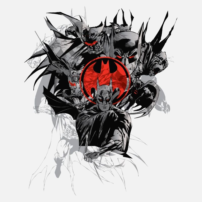 Batman Composition Dark Red