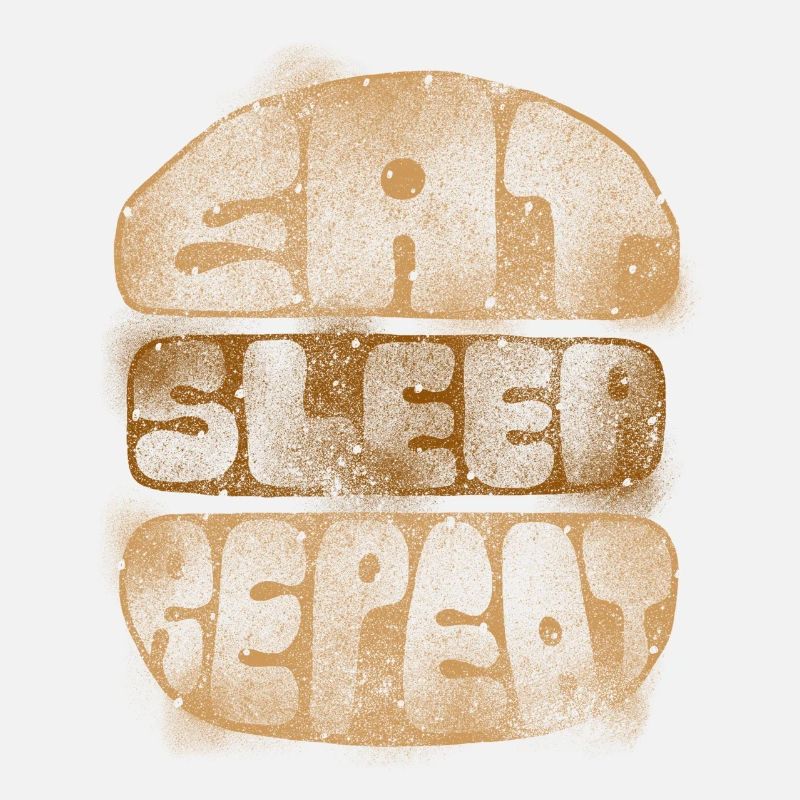 Burger Eat Sleep Repeat