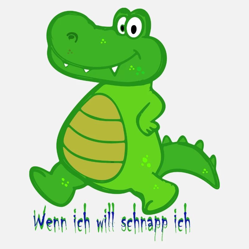 Süßes Krokodil das auch mal Schnappen kann