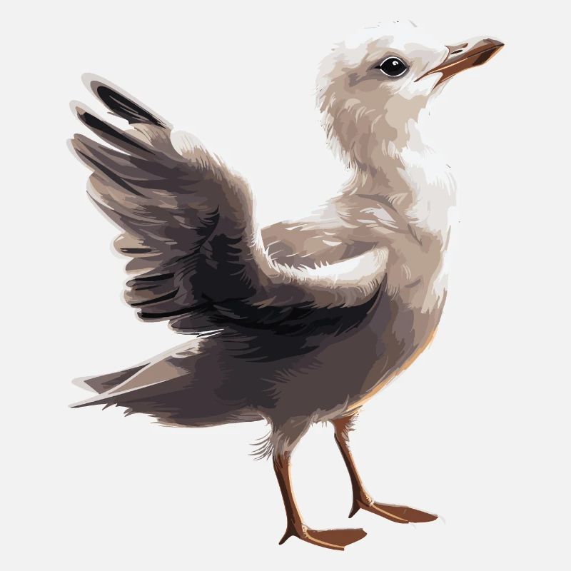 Bébé mouette Seabird