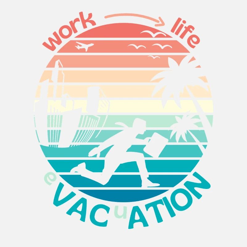 Retro Sunset Style Evacuation od Work to Paradise