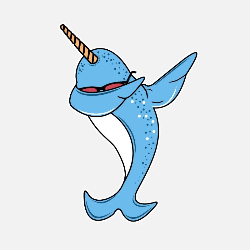 Drôle Narwhal Dab