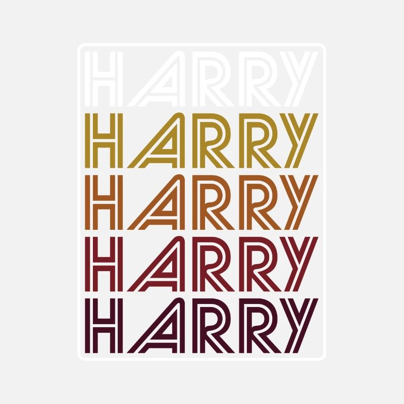 Harry Retro Wordmark Pattern