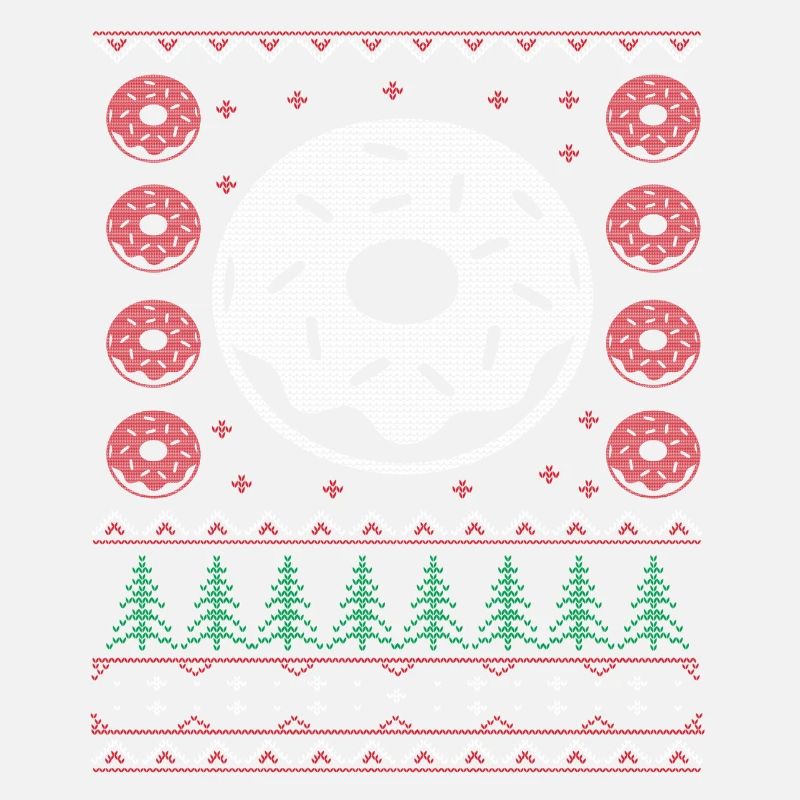 Donut laid cadeau de Noël Pull