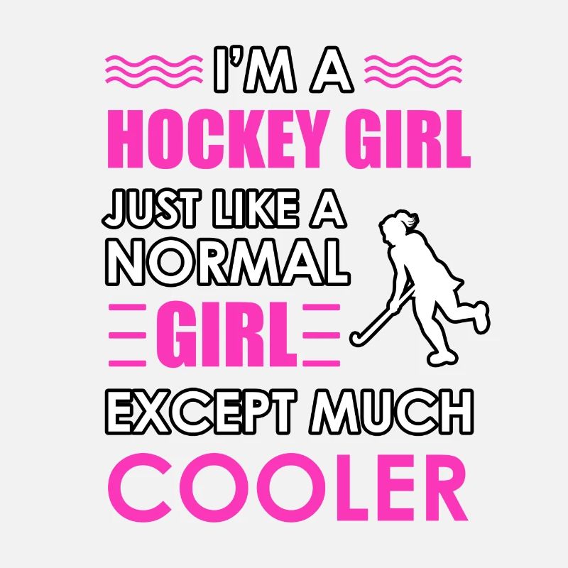 Ich bin ein Hockey spielendes Mädchen wie ein normales Mädchen