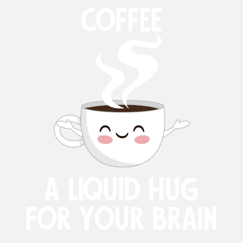 Coffee - Brain - Coffee Drinker - Gift