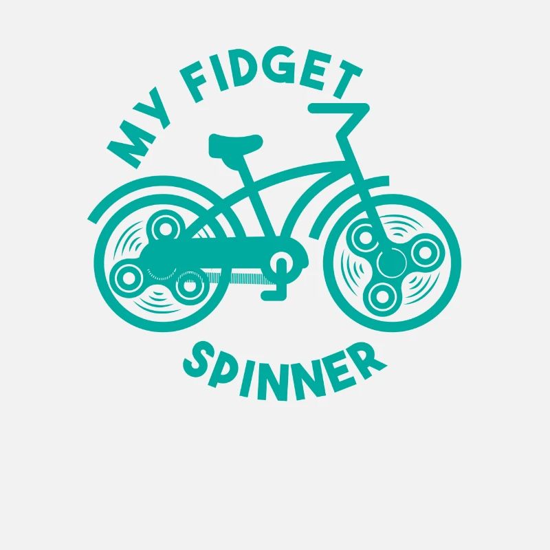 My Fidget Spinner Shirt - Bicycle Gift