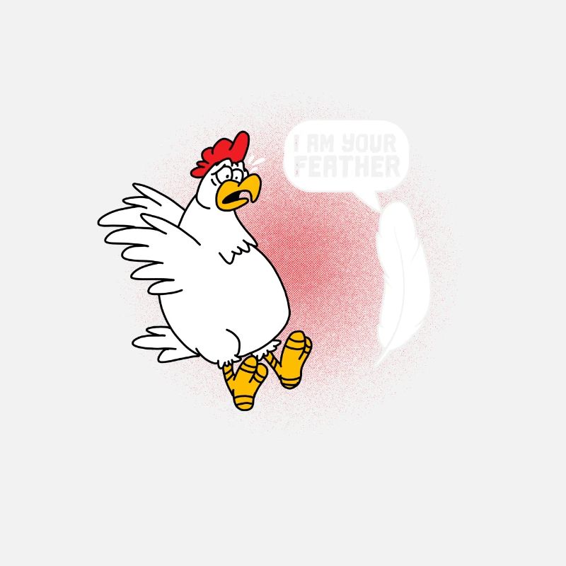 Chick feather Funny shirt