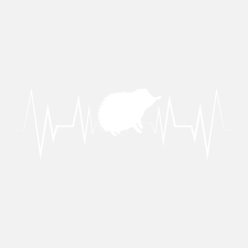 Heartbeat Hedgehog Silhouette