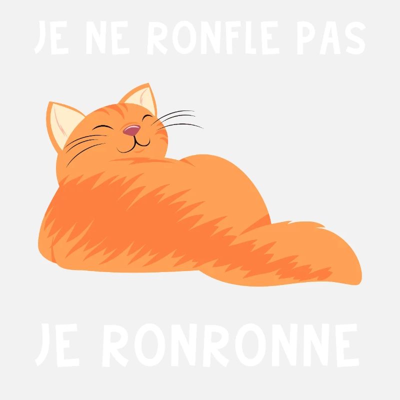 je ronronne, drôle de chat