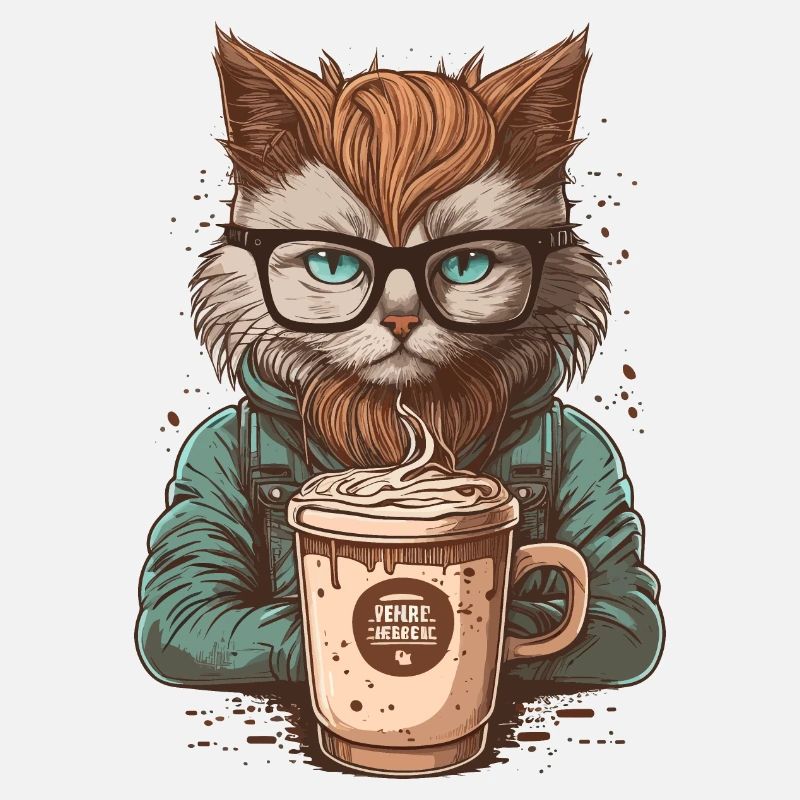 Latte Loving Cat