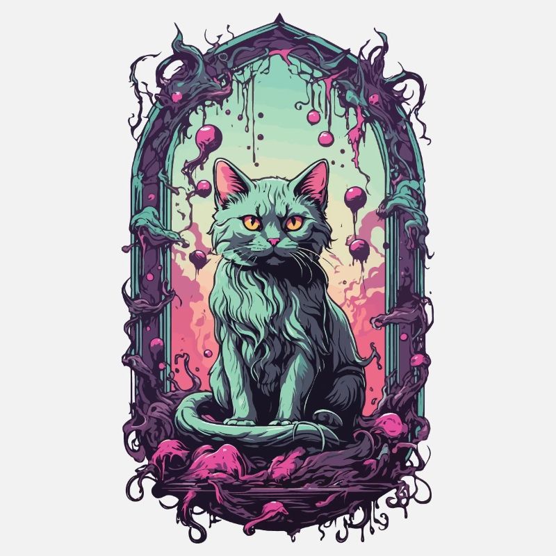 Gothique Halloween chats Underworld monstre Design
