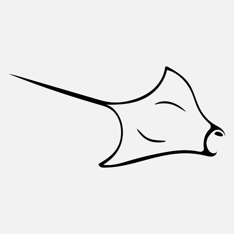 Mantarochen im eleganten Flug