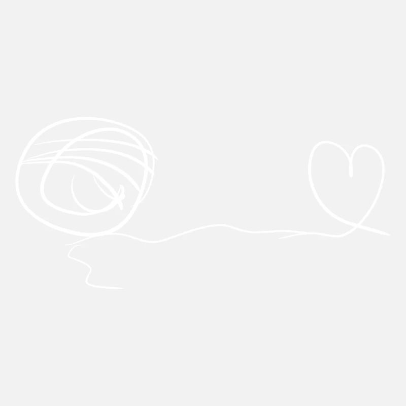 line thread heart love loop