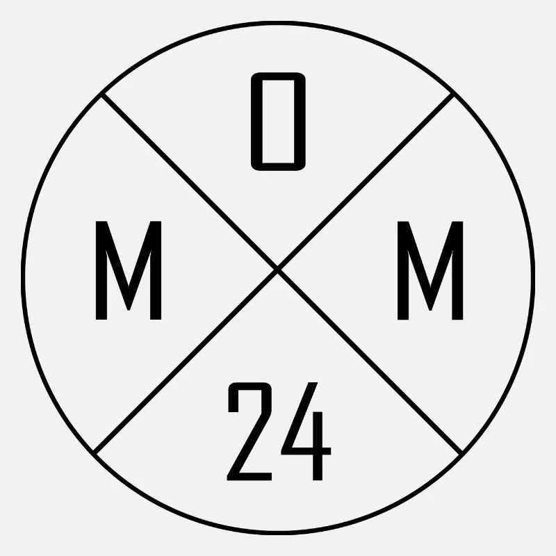Maman 24 cercle Croix Design