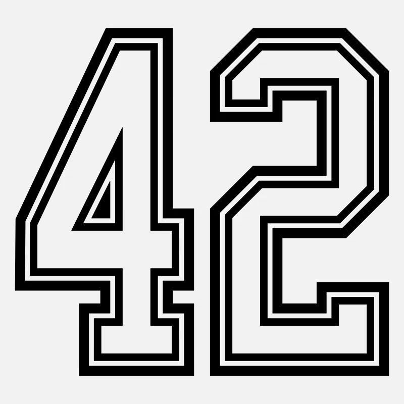 Symbole numérique 42