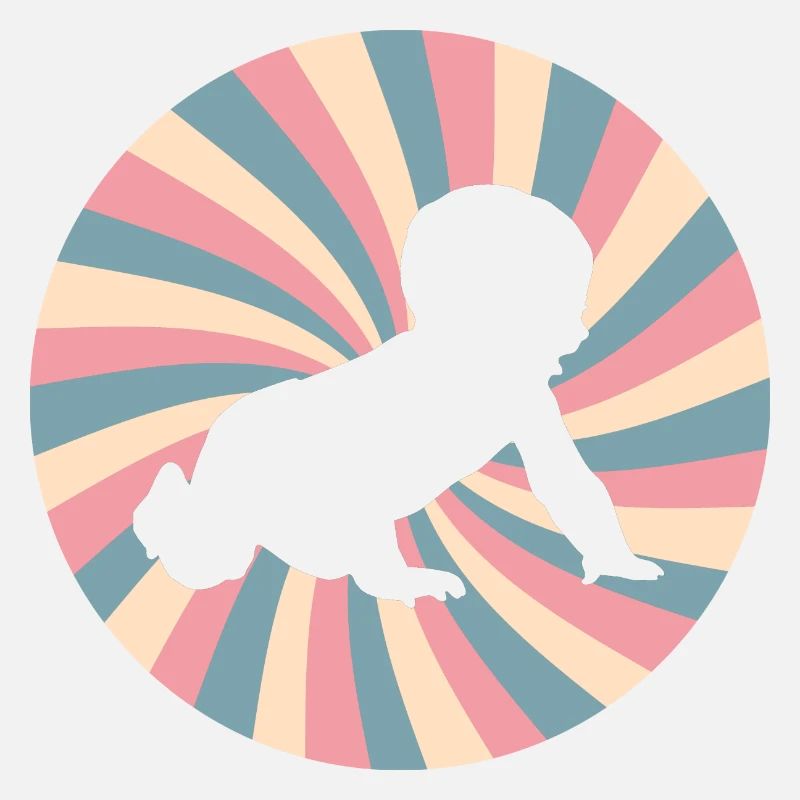 annonce de grossesse - Bebe drôle rétro