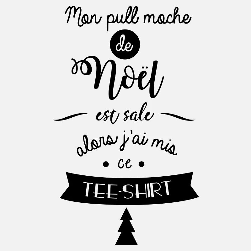 Mon pull moche de Noël est sale