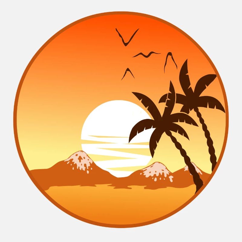 Sunset summer background