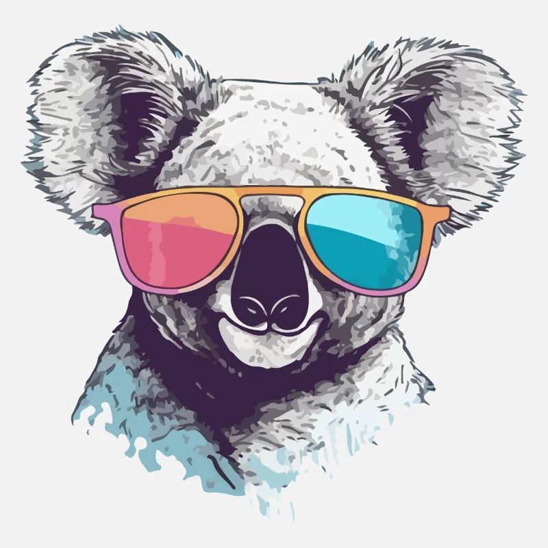 Timy the bespectacled koala
