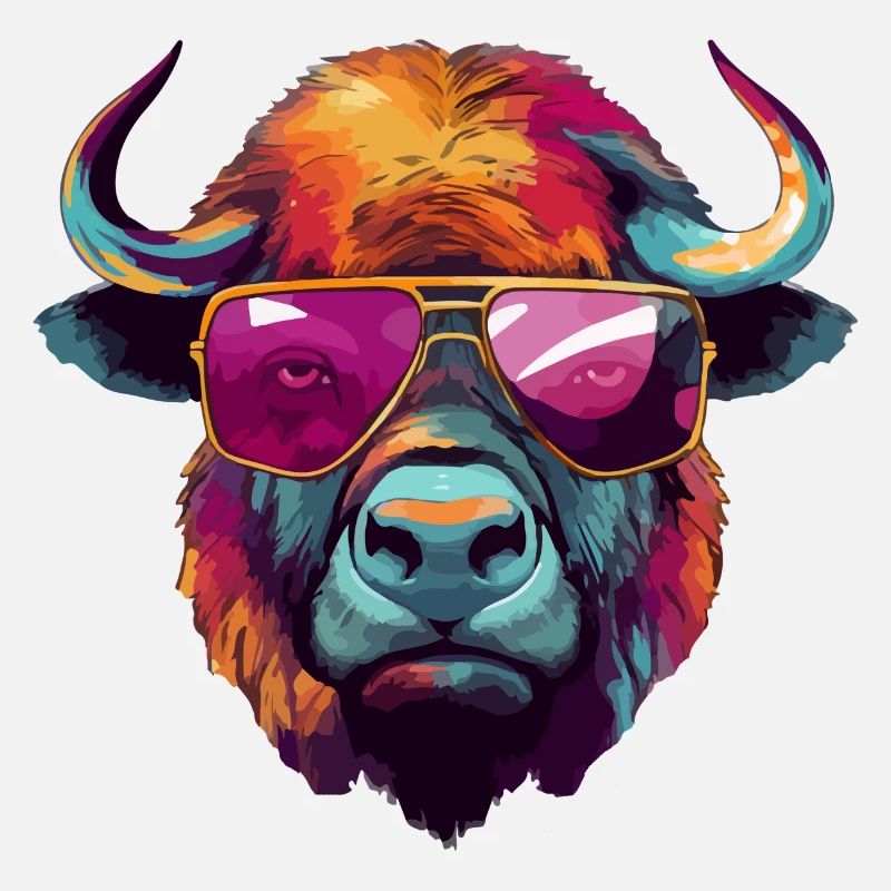 Bok the spectacled bison