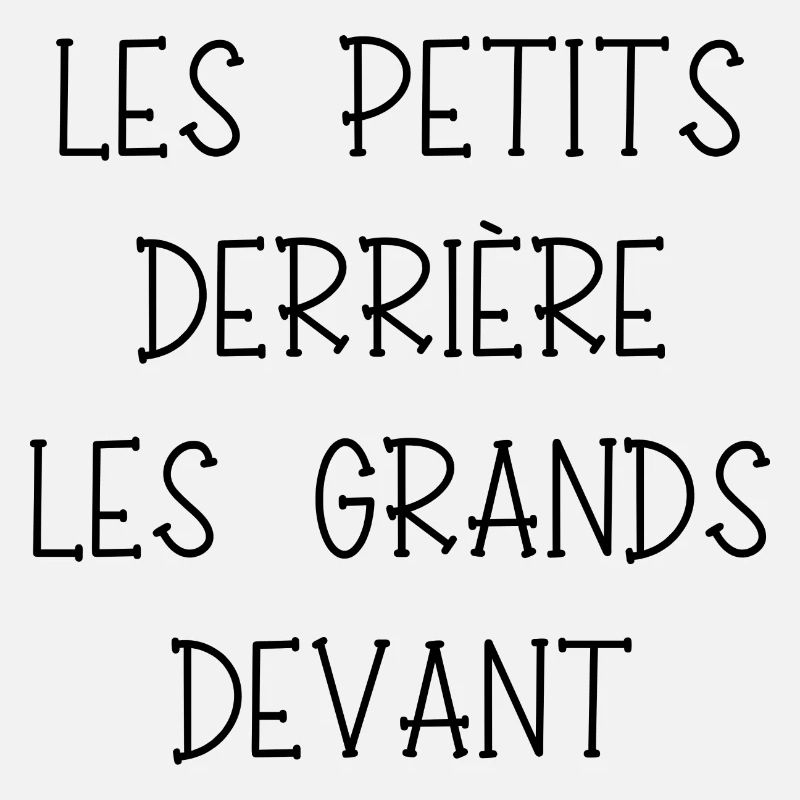 les petits derrière