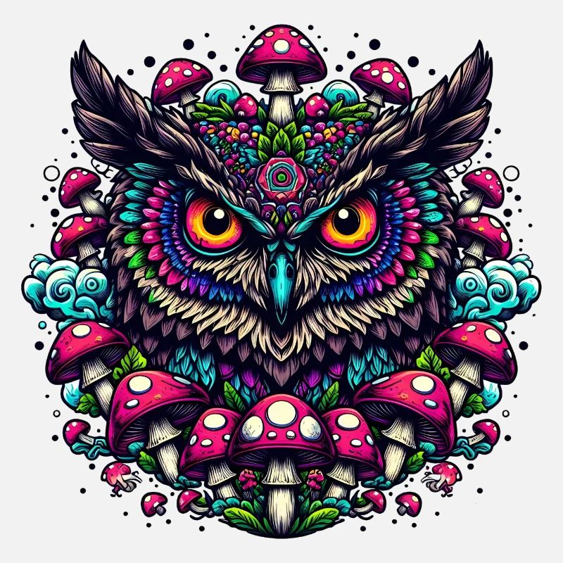 Psychedelic Owl