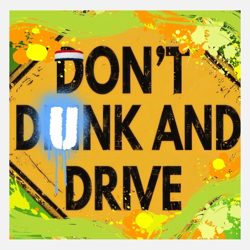 "DON'T DUNK AND DRIVE"
