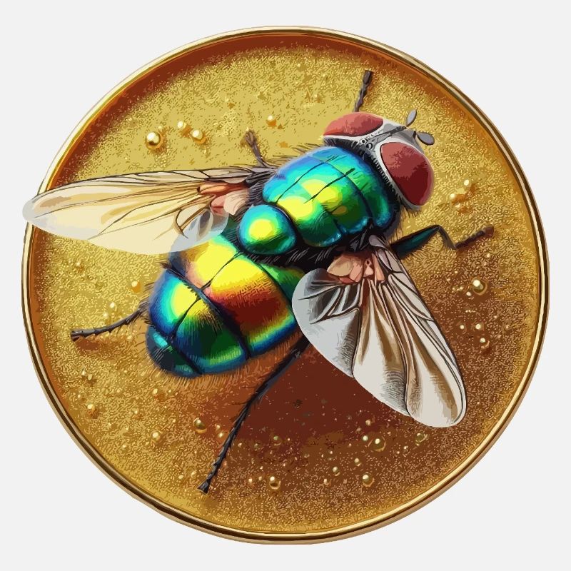 Fly colored