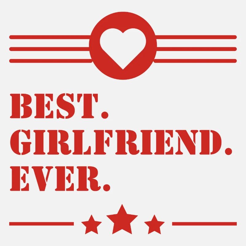 Best GIRLFIREND Ever Herz rot