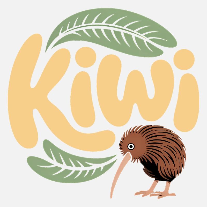 Kiwi mignon - Conception d’oiseau néo-zélandais
