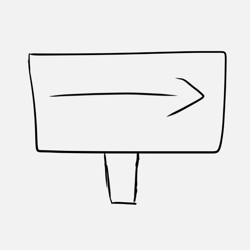 direction arrow shield
