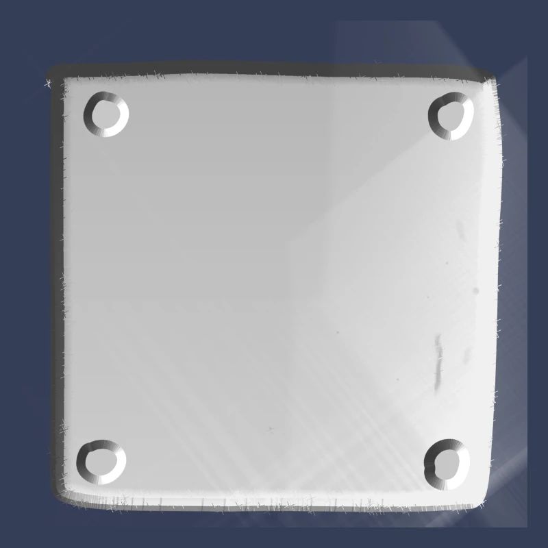 metal surface nail square shape square square