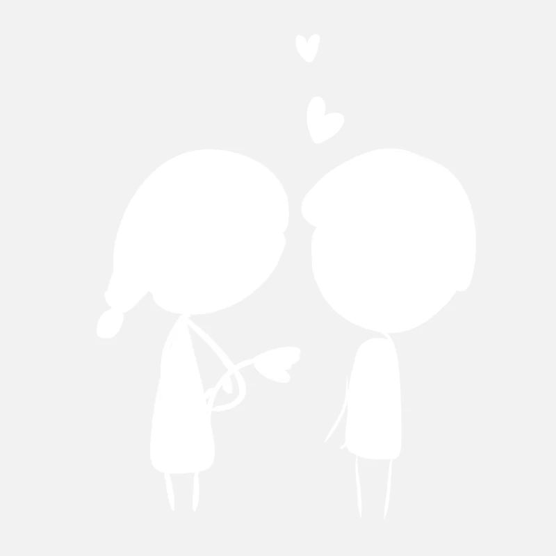 dear couple cartoon dear Valentine's Day