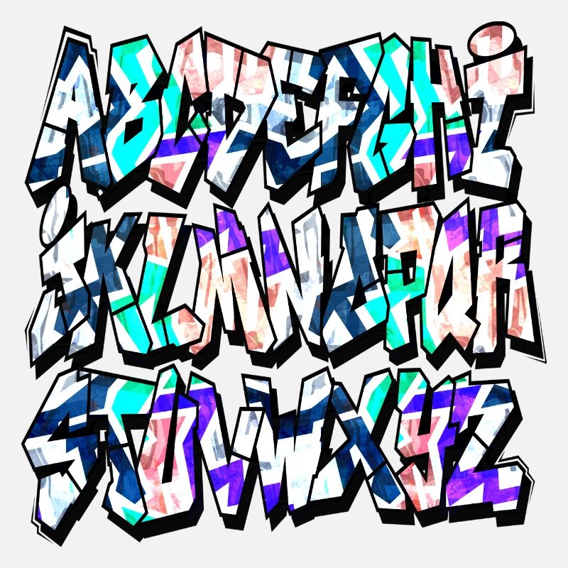 Alphabet graffiti