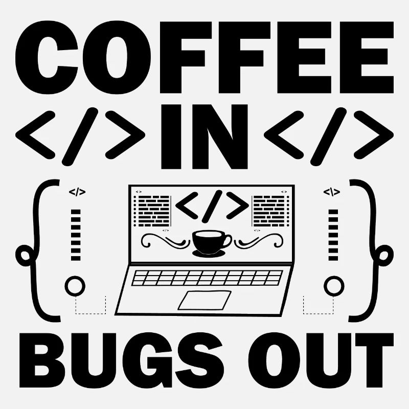 Kaffee-Codierung Programmierer Programmierer Entwickler Nerd Coff