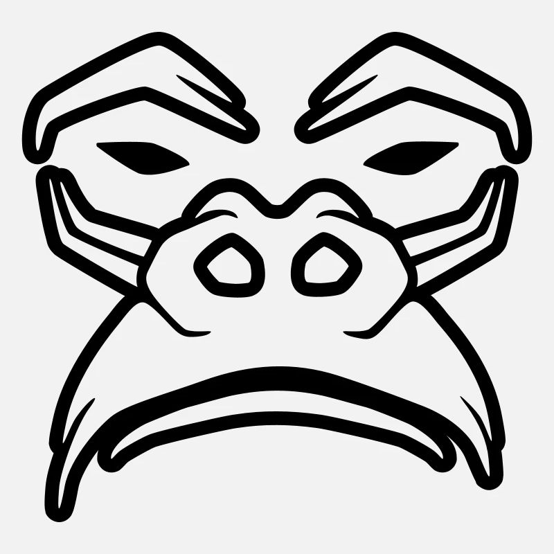 Mürrischer Gorilla