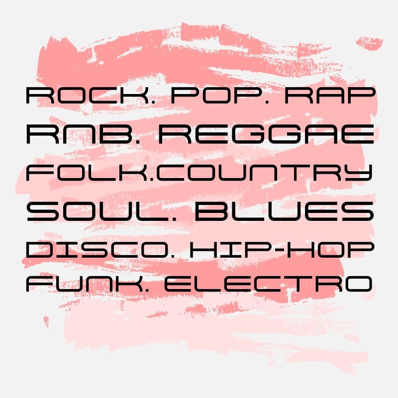 Design de style abstrait. Styles de musique.