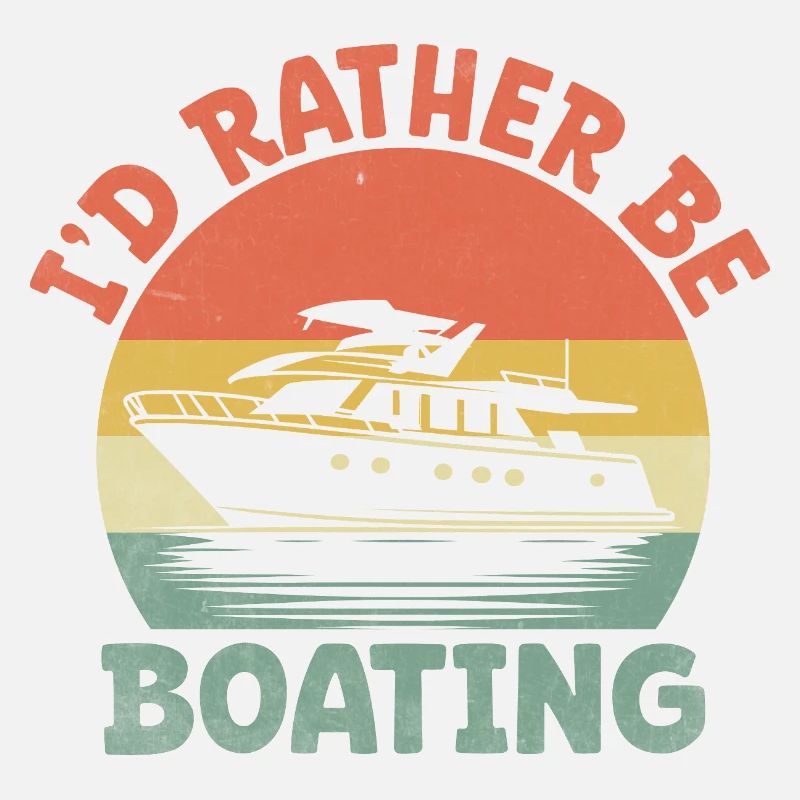 I'd Rather Be Boating Paddle Boat
