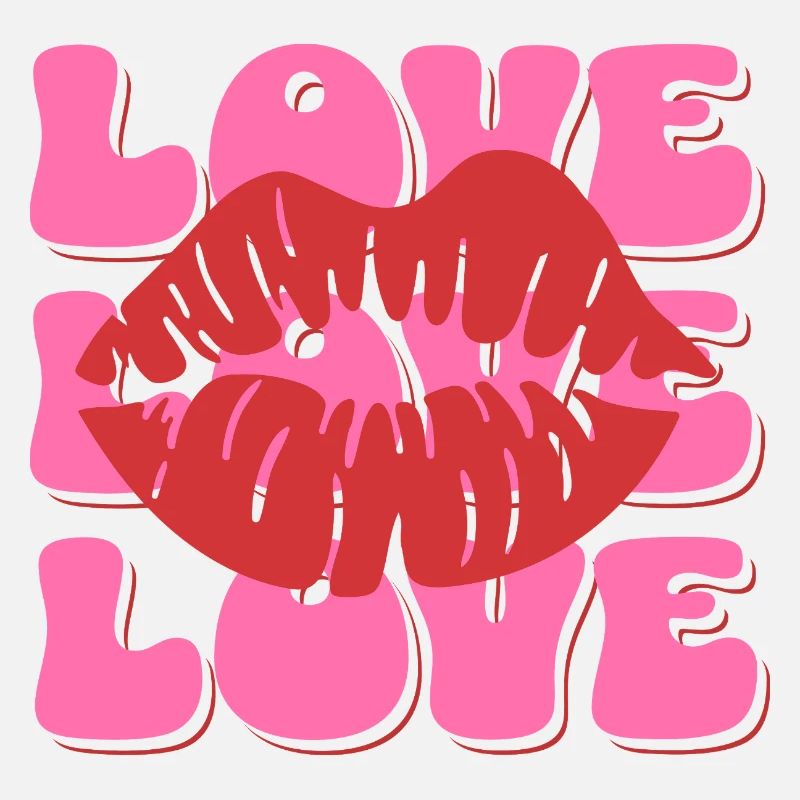 Retro Love Lips – Pop Art Style