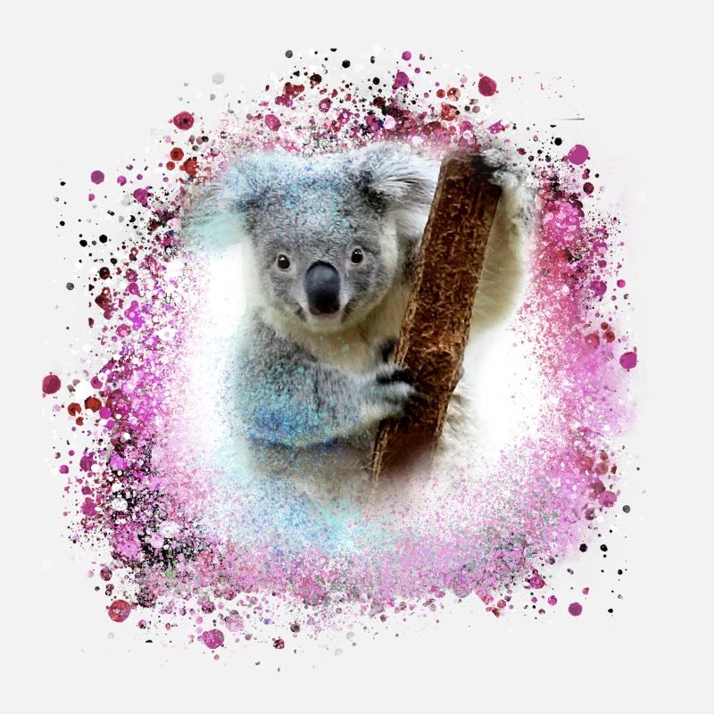 koala ,pink,graffiti,malerei,koalabär, brush