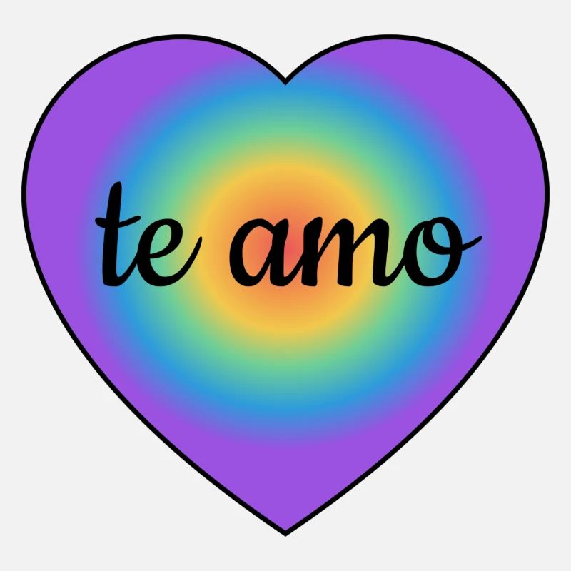 Te amo Ich liebe dich auf Spanisch Herz corazon