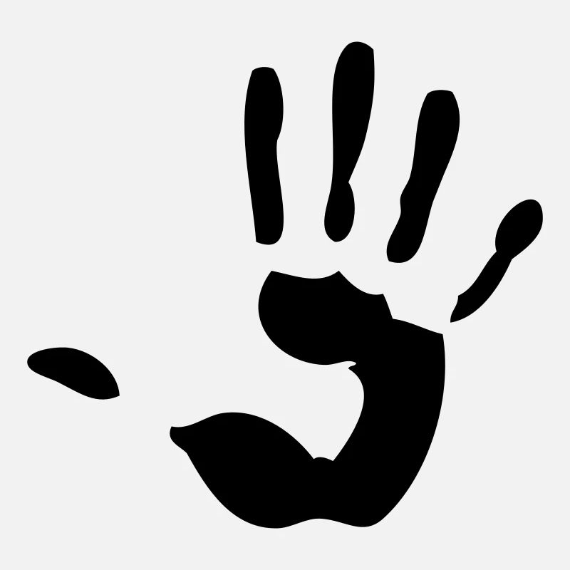 Hand Handfläche Handabdruck