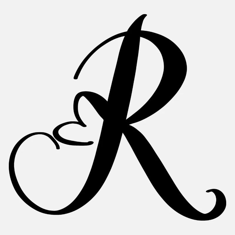 Lettre de cœur R