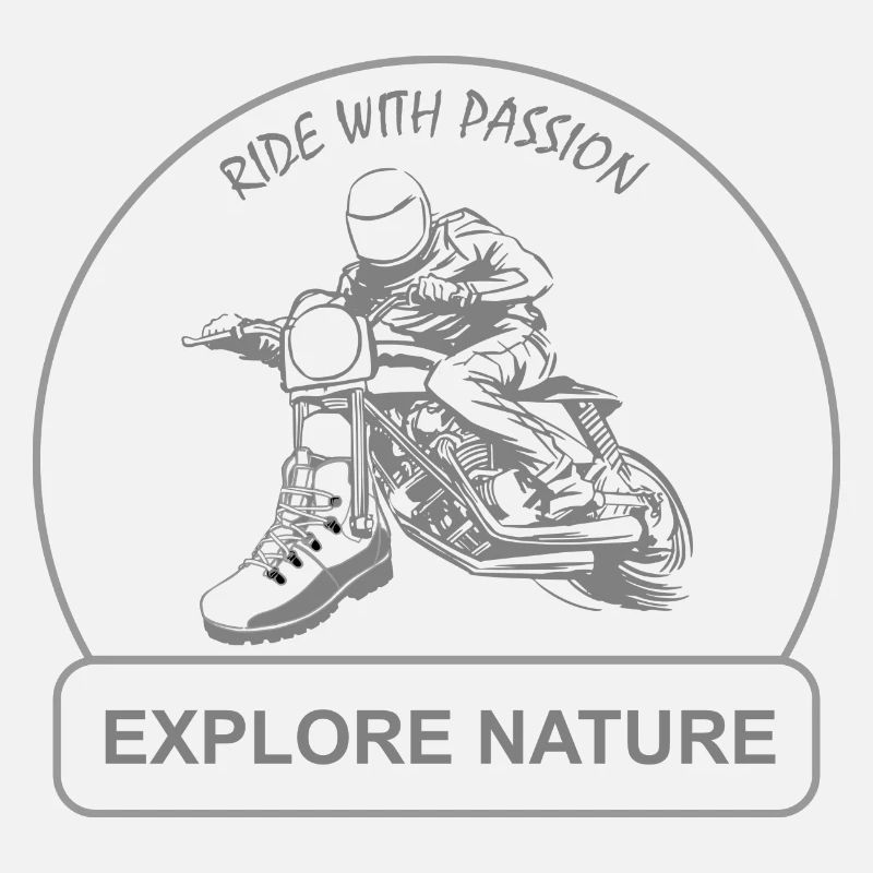 Ride with passion - explore nature - ride and hike