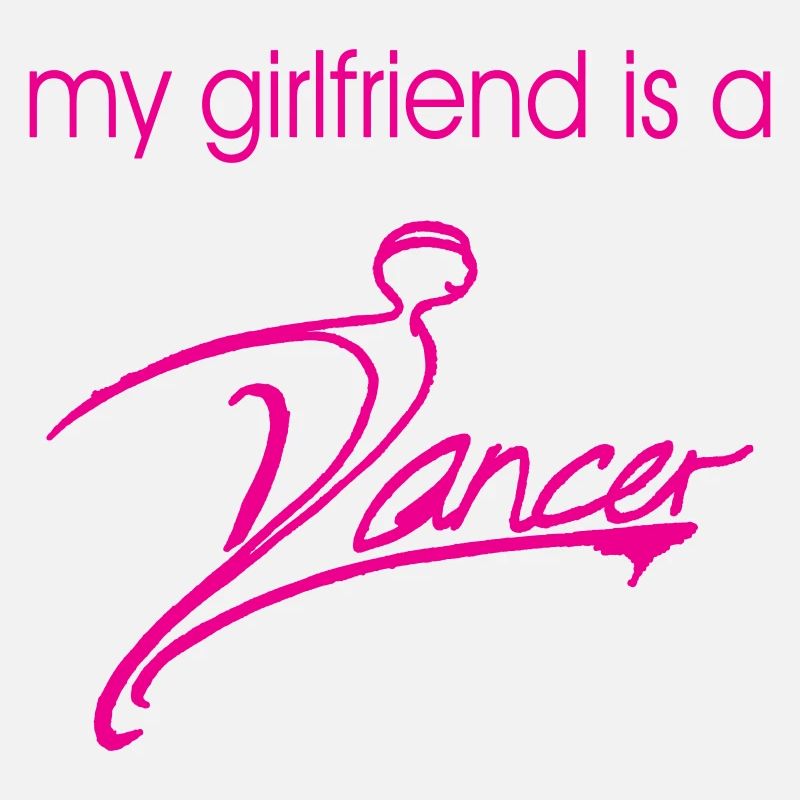 Ma copine est danseuse - rose