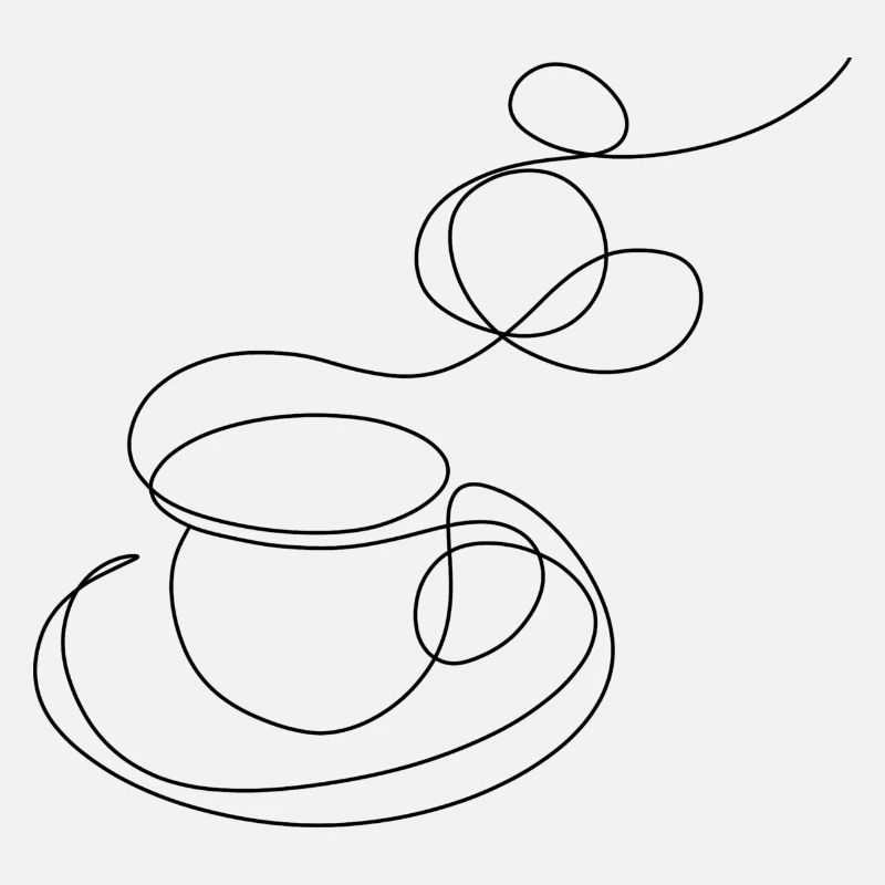 Kaffee lineart