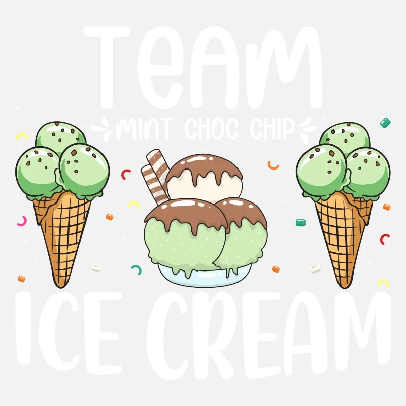 Team Mint Choc Eiswaffel Eiscreme Eis