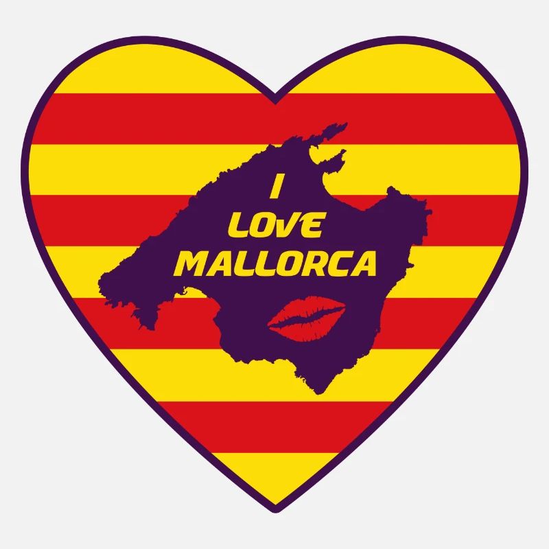 I Love Mallorca in den Farben der Islas Baleares
